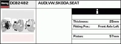 Тормозной суппорт Remanufactured REMY (Multiline) DELCO REMY купить