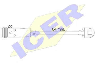 Сигнализатор, износ тормозных колодок ICER купить