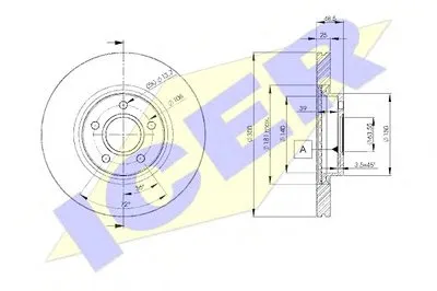 Тормозной диск ICER купить