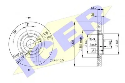 Тормозной диск ICER купить