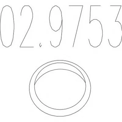 Уплотнительное кольцо, труба выхлопного газа MTS купить