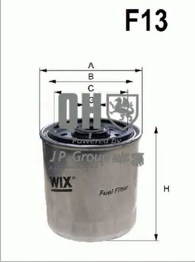 Топливный фильтр QH JP GROUP купить