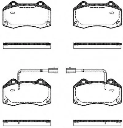Комплект тормозных колодок, дисковый тормоз KAWE купить