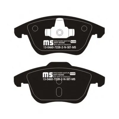 Комплект тормозных колодок, дисковый тормоз Anti-Noise MASTER-SPORT купить