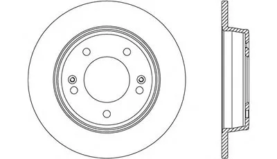 Тормозной диск ADAPTIVE OPEN PARTS купить