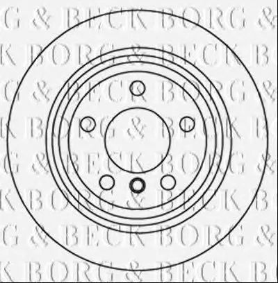 Тормозной диск BORG & BECK купить