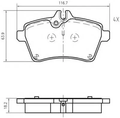 Комплект тормозных колодок, дисковый тормоз VEMA купить