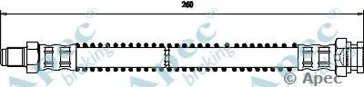 Тормозной шланг APEC braking купить