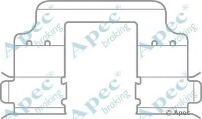 Комплектующие, тормозные колодки APEC braking купить