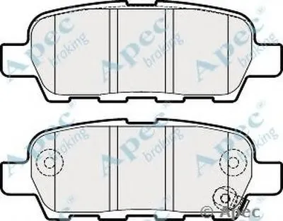 Комплект тормозных колодок, дисковый тормоз APEC braking купить
