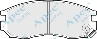 Комплект тормозных колодок, дисковый тормоз APEC braking купить
