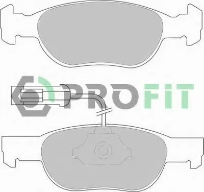 Комплект тормозных колодок, дисковый тормоз PROFIT купить