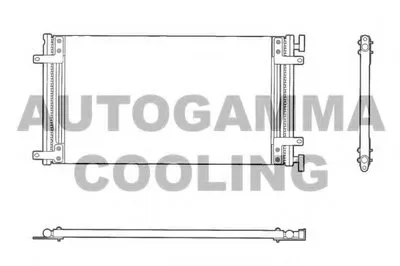 Конденсатор, кондиционер AUTOGAMMA купить