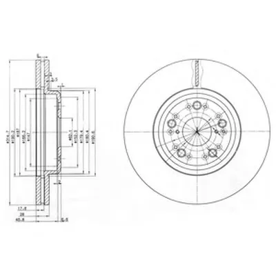 Тормозной диск DELPHI купить