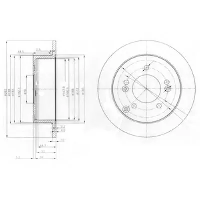 Тормозной диск DELPHI купить