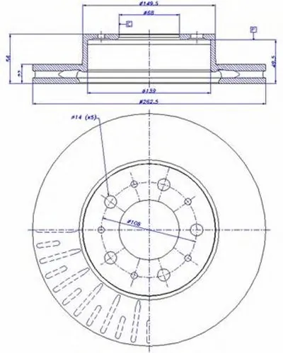 Тормозной диск CAR купить
