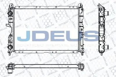 Радиатор, охлаждение двигателя JDEUS купить