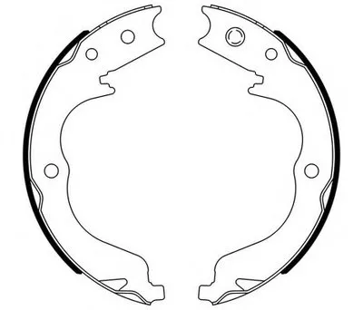 Комплект тормозных колодок; Комплект тормозных колодок, стояночная тормозная система E.T.F. купить