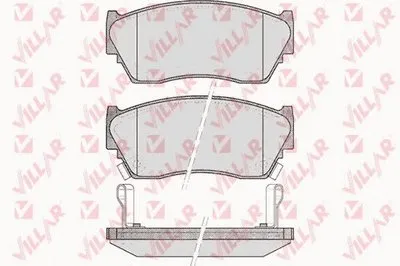 Комплект тормозных колодок, дисковый тормоз VILLAR купить