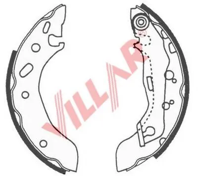 Комплект тормозных колодок VILLAR купить