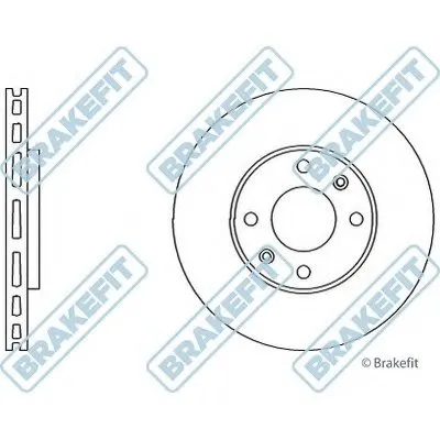 Тормозной диск Brake Fit APEC braking купить