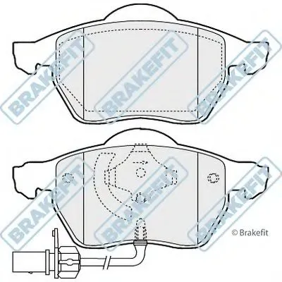 Комплект тормозных колодок, дисковый тормоз Brake Fit APEC braking купить