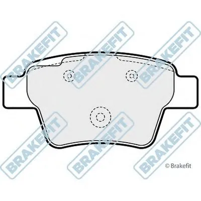 Комплект тормозных колодок, дисковый тормоз Brake Fit APEC braking купить