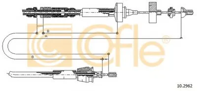 Тросик сцепления COFLE купить