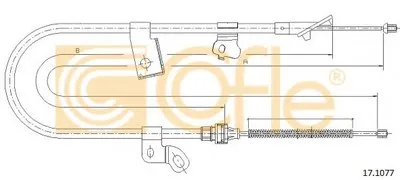 Трос, стояночная тормозная система COFLE купить