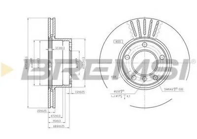 Тормозной диск BREMSI купить