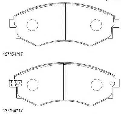 Комплект тормозных колодок, дисковый тормоз ASIMCO купить