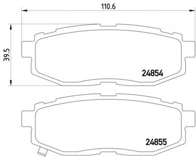 Комплект тормозных колодок, дисковый тормоз HELLA купить