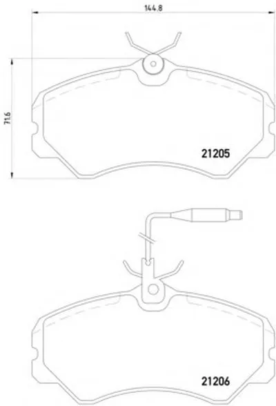 Комплект тормозных колодок, дисковый тормоз HELLA купить