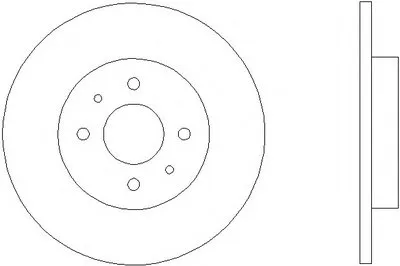 Тормозной диск PRO HELLA купить