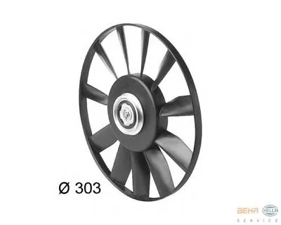 Вентилятор, охлаждение двигателя BEHR HELLA SERVICE HELLA купить