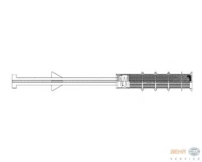 Осушитель, кондиционер BEHR HELLA SERVICE HELLA купить