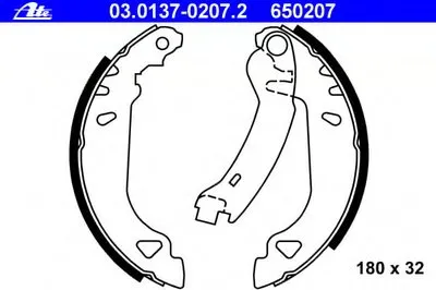 Комплект тормозных колодок ATE купить