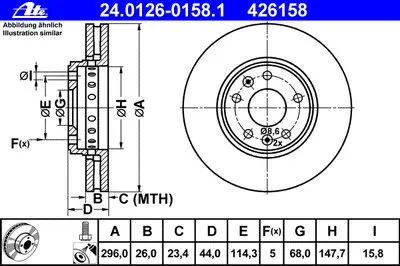Тормозной диск ATE купить