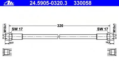 Шланг сцепления ATE купить