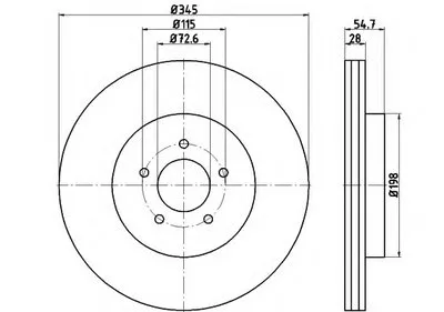 Тормозной диск MINTEX купить