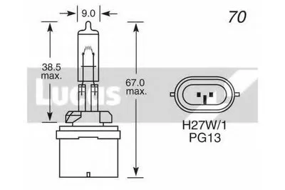 Лампа накаливания LUCAS ELECTRICAL купить