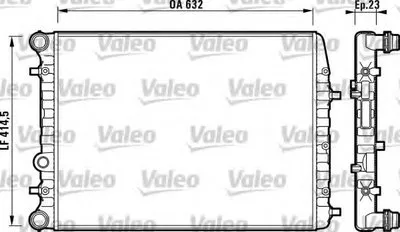 Радиатор, охлаждение двигателя VALEO купить