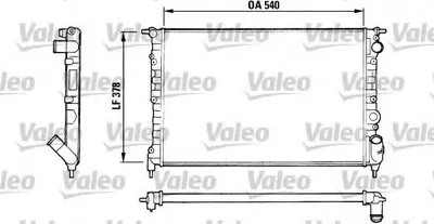 Радиатор, охлаждение двигателя VALEO купить