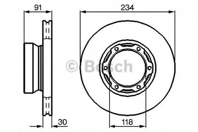 Тормозной диск BOSCH купить