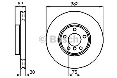 Тормозной диск BOSCH купить