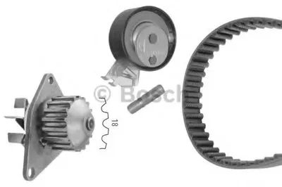 Водяной насос + комплект зубчатого ремня BOSCH купить