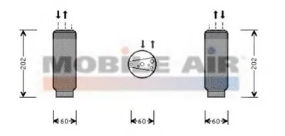 Осушитель, кондиционер VAN WEZEL купить