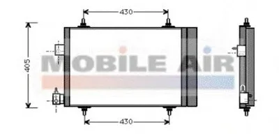 Конденсатор, кондиционер VAN WEZEL купить