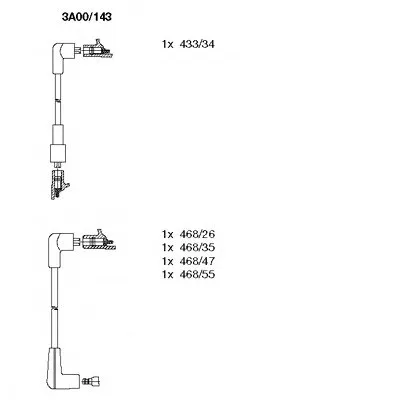 Комплект проводов зажигания BREMI купить