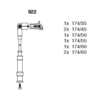 Комплект проводов зажигания BREMI купить